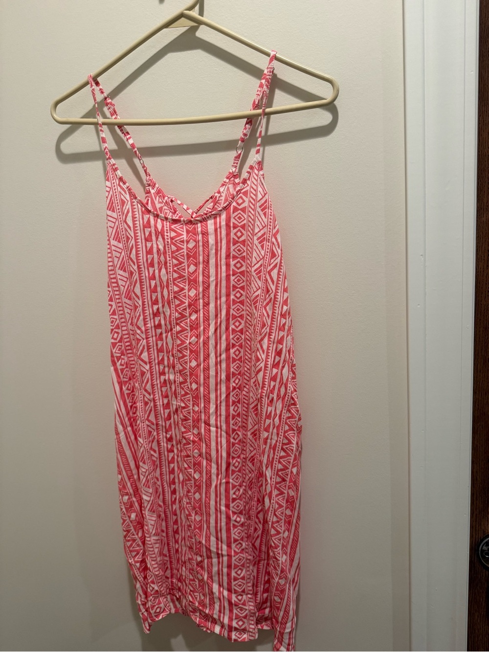 Pink Patterned Cover Up